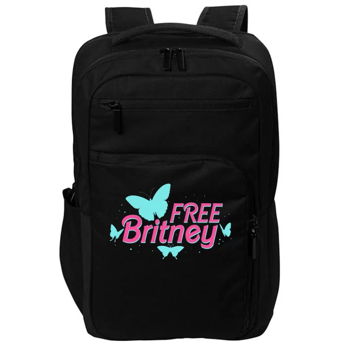 Free Britney Meme Butterflies Impact Tech Backpack