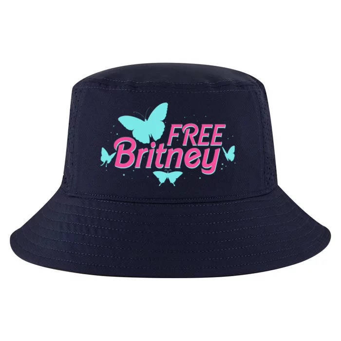 Free Britney Meme Butterflies Cool Comfort Performance Bucket Hat