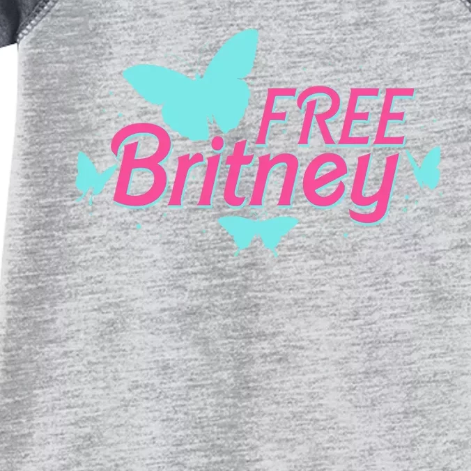 Free Britney Meme Butterflies Infant Baby Jersey Bodysuit