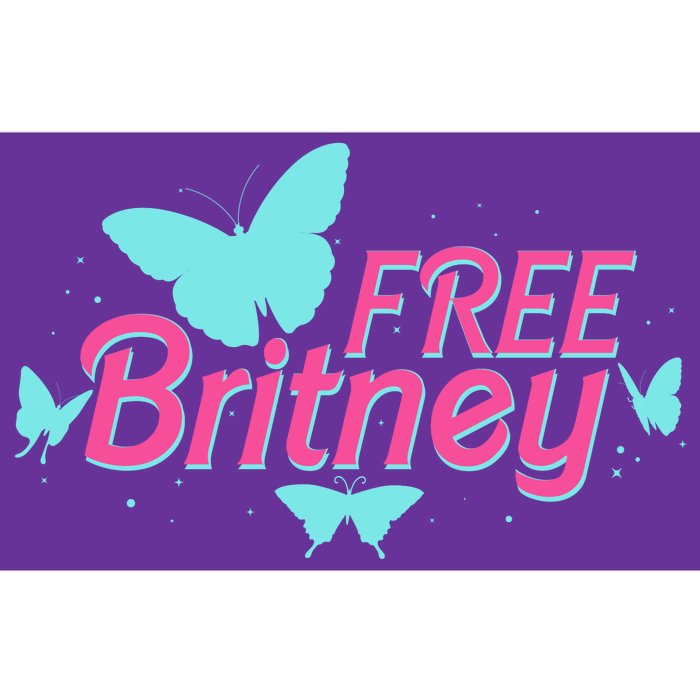 Free Britney Meme Butterflies Bumper Sticker