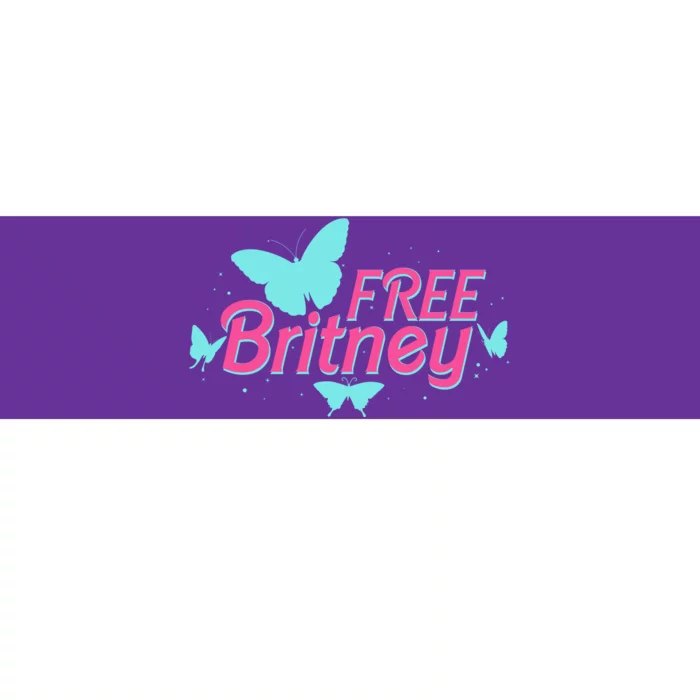 Free Britney Meme Butterflies Bumper Sticker