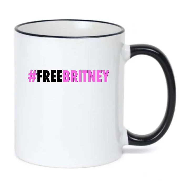 Free Britney Meme Fight For Britney Black Color Changing Mug