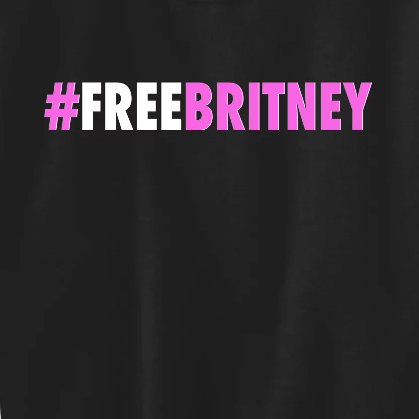 Free Britney Meme Fight For Britney Kids Sweatshirt