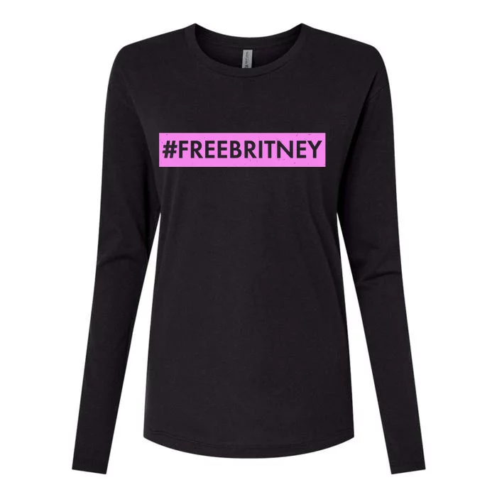 Free Britney Meme Movement Womens Cotton Relaxed Long Sleeve T-Shirt