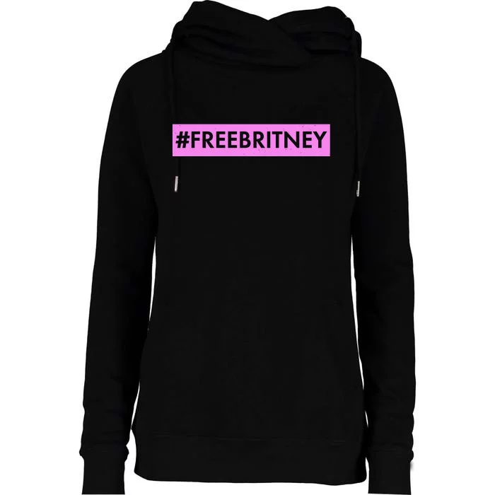 Free Britney Meme Movement Womens Funnel Neck Pullover Hood