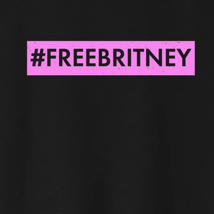 Free Britney Meme Movement Women's Crop Top Tee