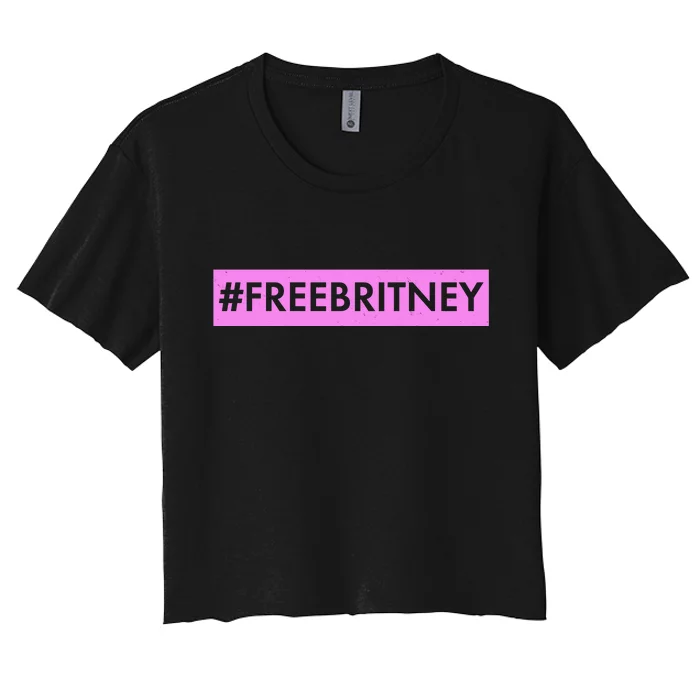 Free Britney Meme Movement Women's Crop Top Tee