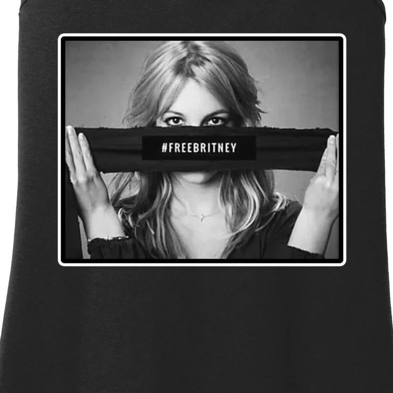 Free Britney Photo Support Ladies Essential Tank