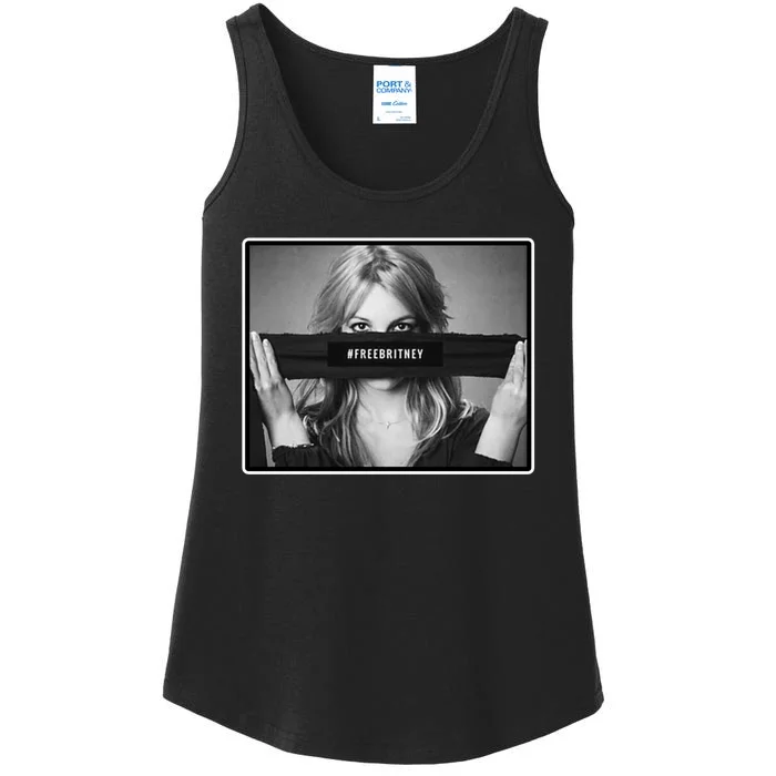 Free Britney Photo Support Ladies Essential Tank