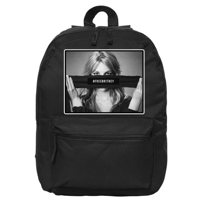 Free Britney Photo Support 16 in Basic Backpack