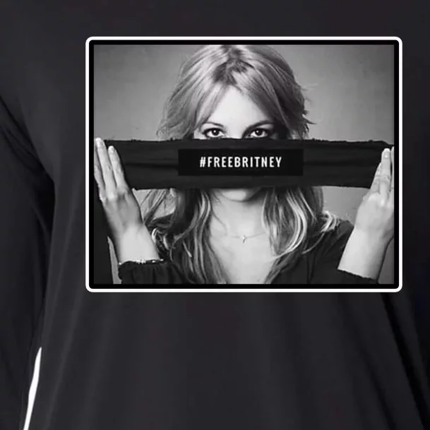 Free Britney Photo Support Cooling Performance Long Sleeve Crew