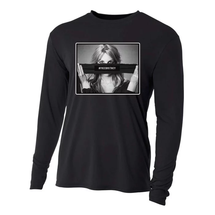 Free Britney Photo Support Cooling Performance Long Sleeve Crew