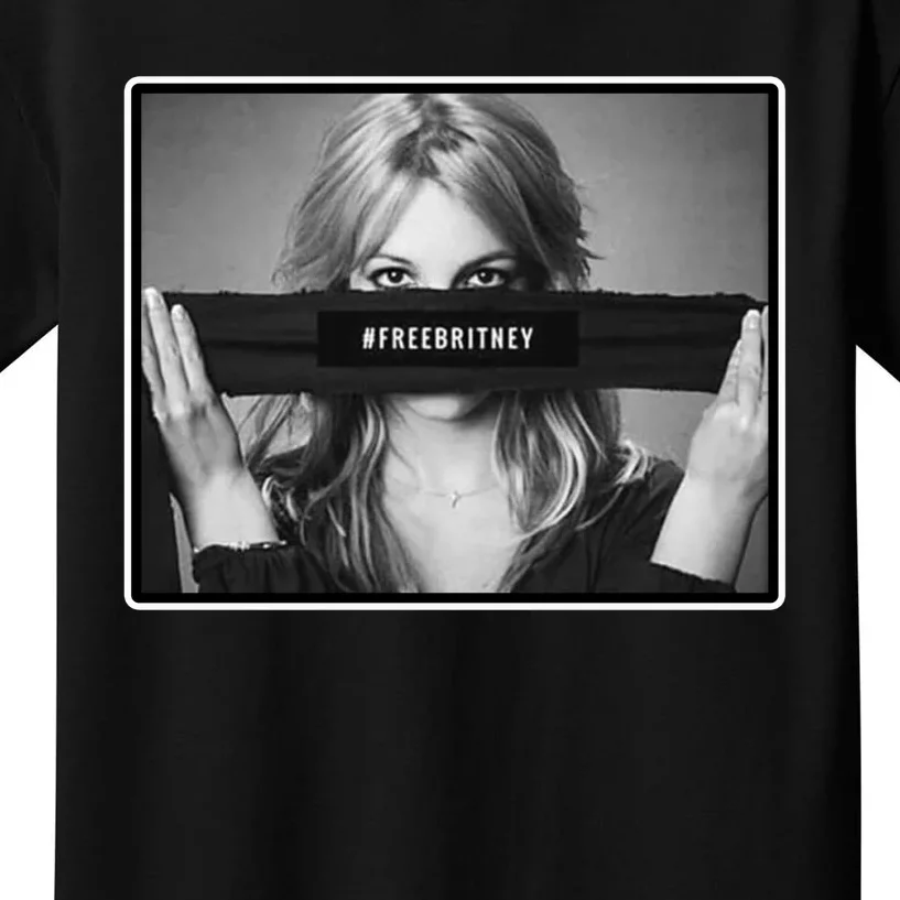 Free Britney Photo Support Kids T-Shirt