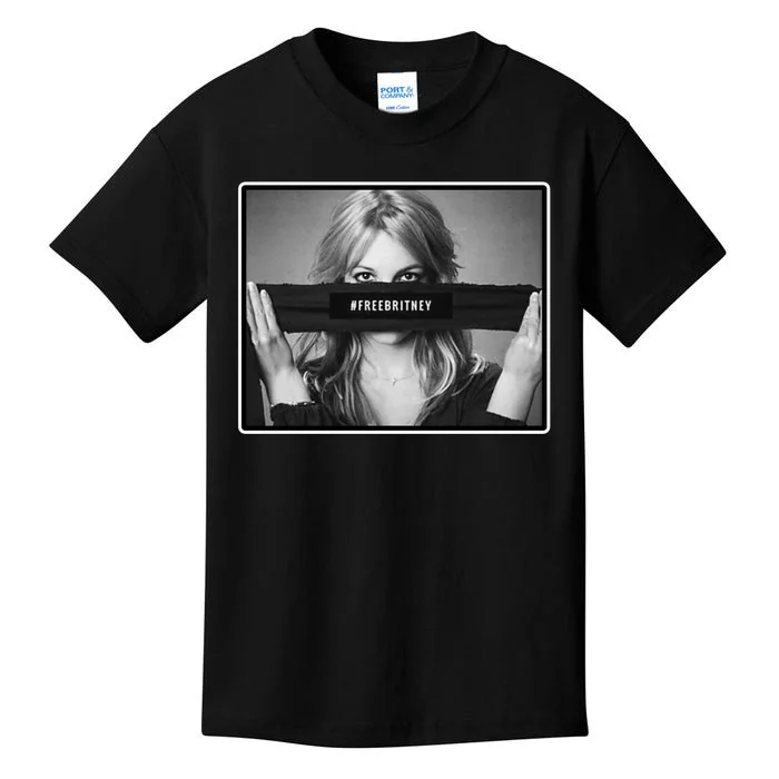 Free Britney Photo Support Kids T-Shirt