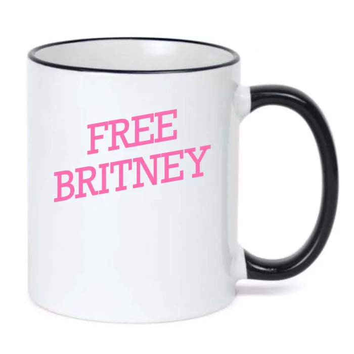 Free Britney pink Black Color Changing Mug