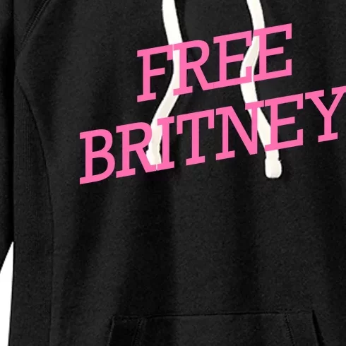 Free Britney pink Women's Fleece Hoodie