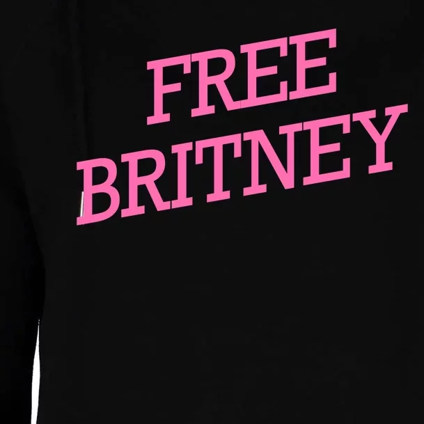 Free Britney pink Womens Funnel Neck Pullover Hood