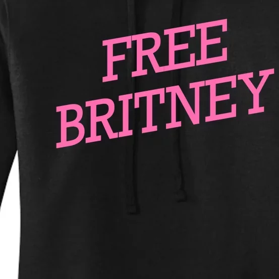 Free Britney pink Women's Pullover Hoodie