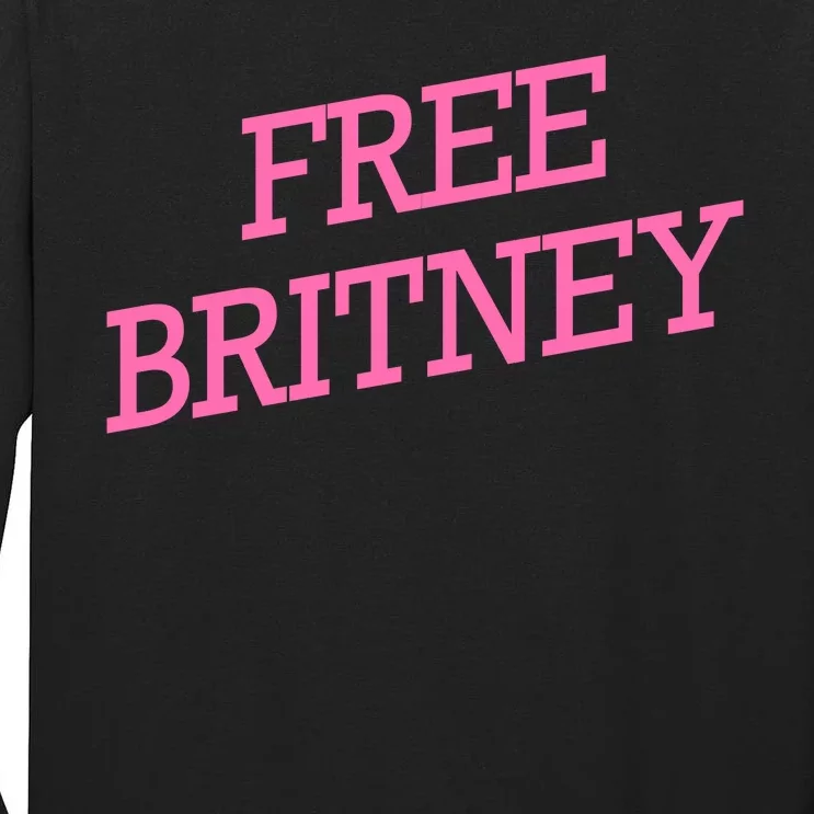 Free Britney pink Tall Long Sleeve T-Shirt