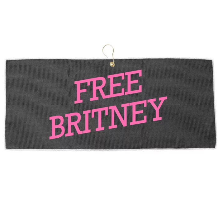 Free Britney pink Large Microfiber Waffle Golf Towel