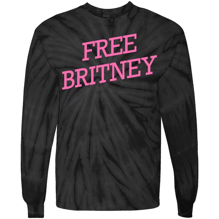 Free Britney pink Tie-Dye Long Sleeve Shirt