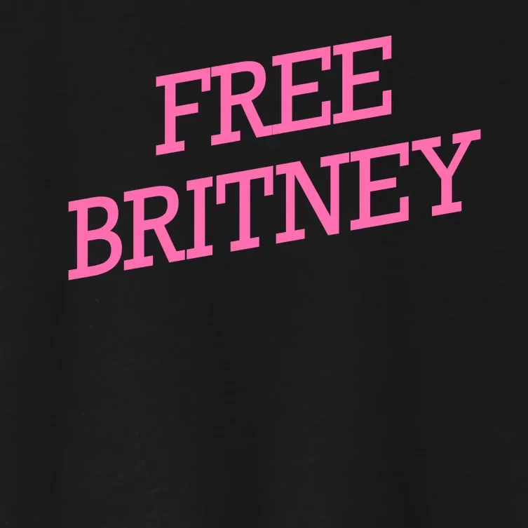 Free Britney pink Women's Crop Top Tee