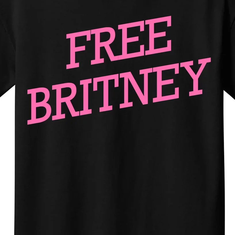 Free Britney pink Kids T-Shirt