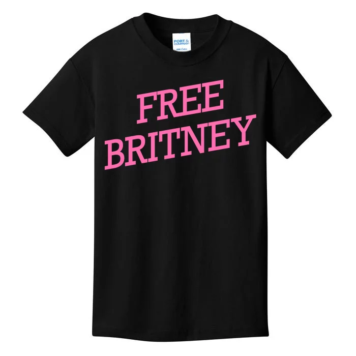 Free Britney pink Kids T-Shirt