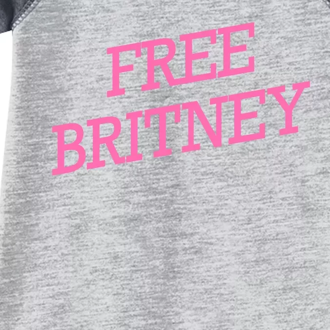 Free Britney pink Infant Baby Jersey Bodysuit