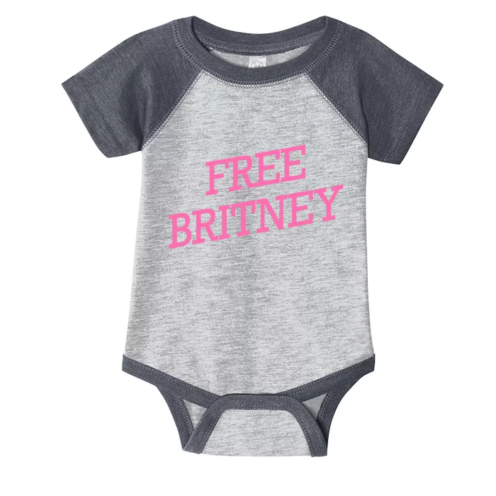 Free Britney pink Infant Baby Jersey Bodysuit