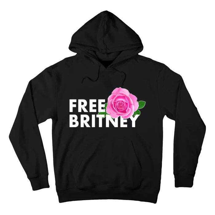 Free Britney Pink Rose Flower Hoodie