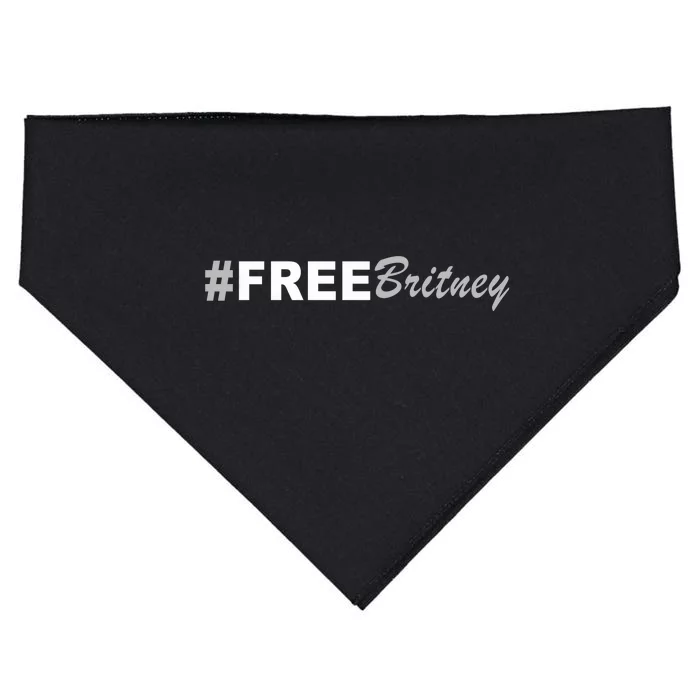 Free Britney Simple Hashtag Logo USA-Made Doggie Bandana