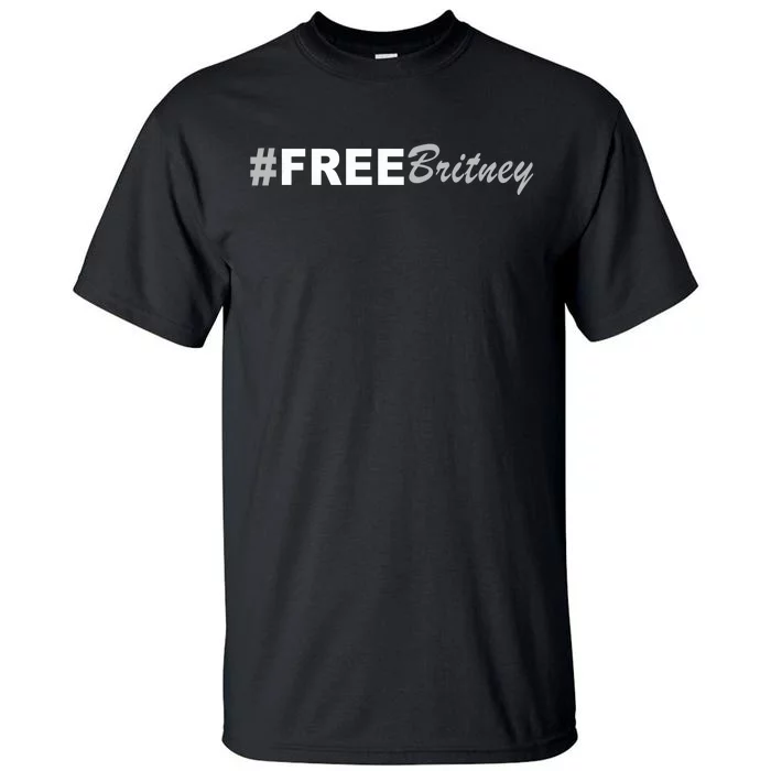 Free Britney Simple Hashtag Logo Tall T-Shirt