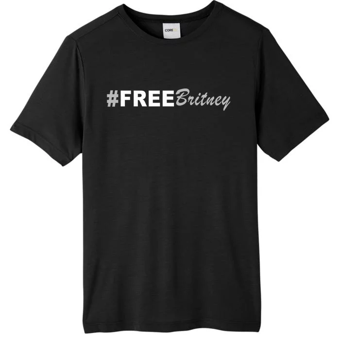 Free Britney Simple Hashtag Logo ChromaSoft Performance T-Shirt