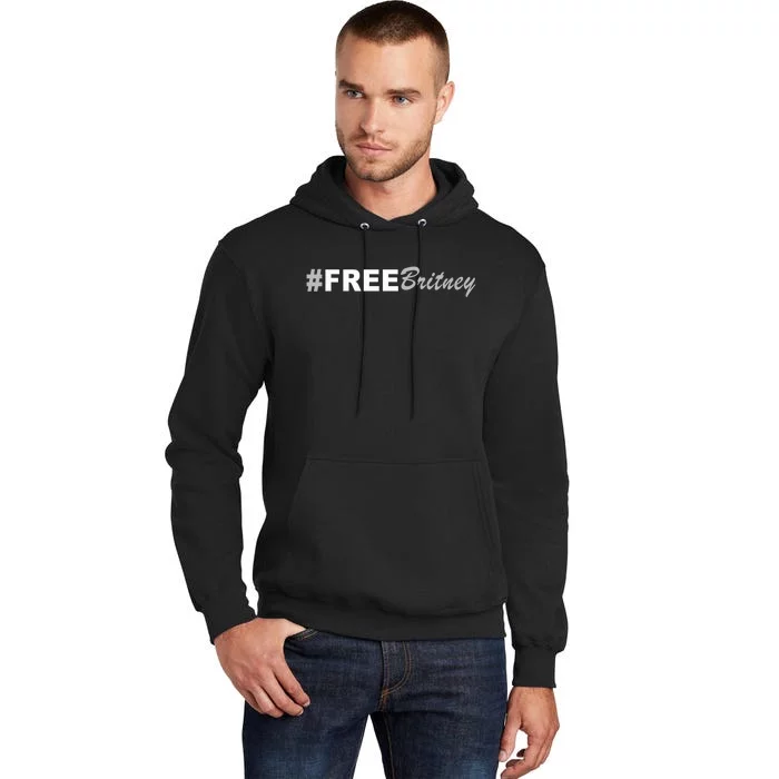 Free Britney Simple Hashtag Logo Tall Hoodie