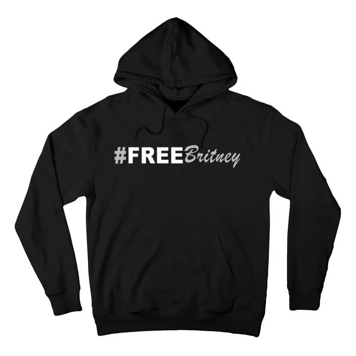 Free Britney Simple Hashtag Logo Tall Hoodie