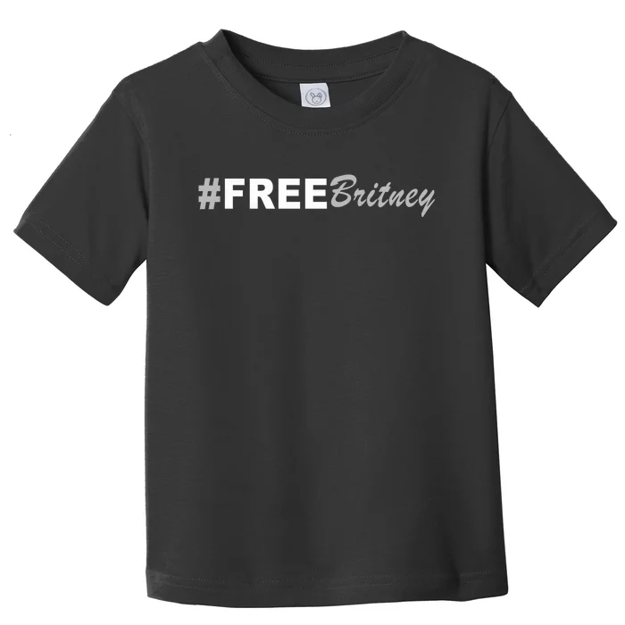 Free Britney Simple Hashtag Logo Toddler T-Shirt