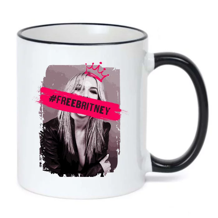 Free Britney Spears #FREEBRITNEY Black Color Changing Mug