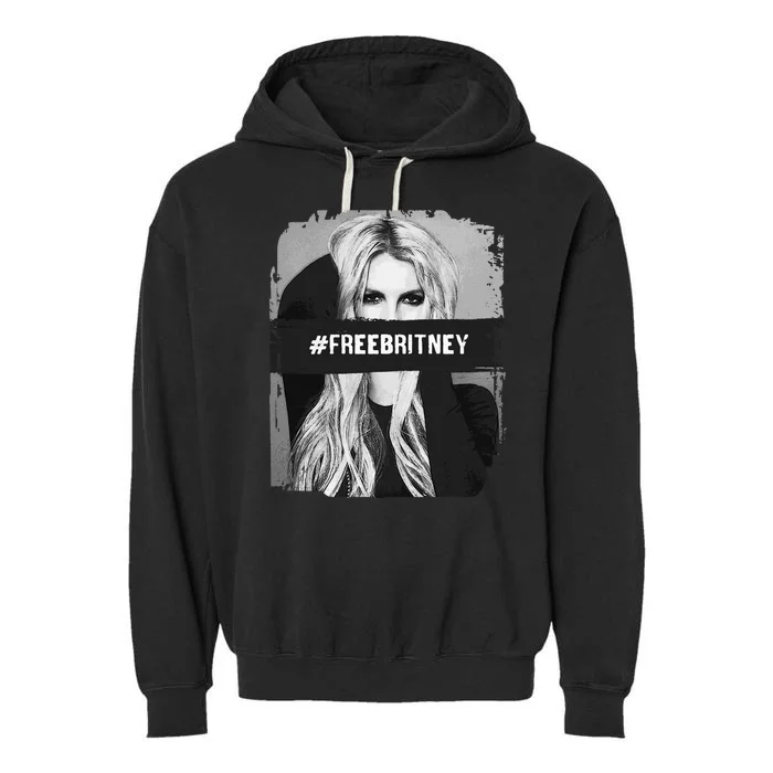 Free Britney Grey Style Garment-Dyed Fleece Hoodie