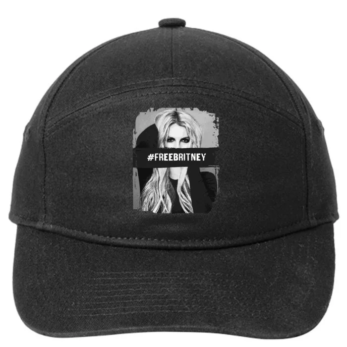 Free Britney Grey Style 7-Panel Snapback Hat