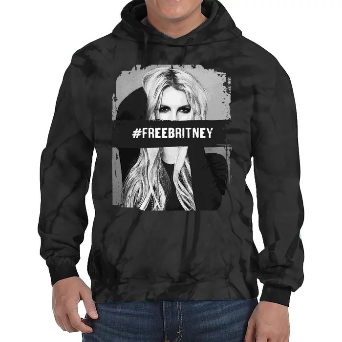 Free Britney Grey Style Tie Dye Hoodie