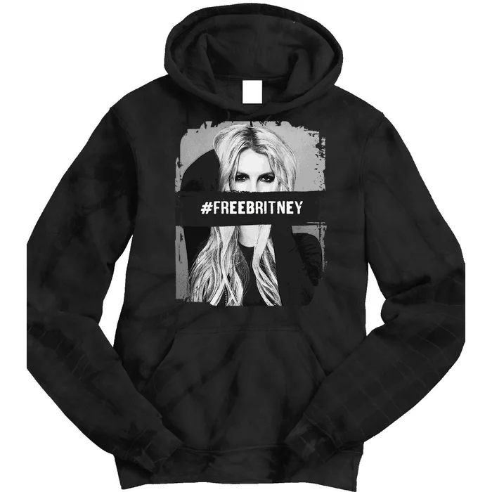 Free Britney Grey Style Tie Dye Hoodie