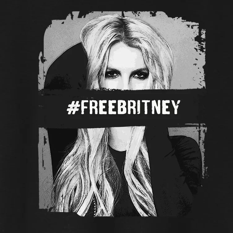 Free Britney Grey Style Women's Crop Top Tee