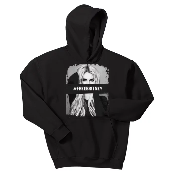 Free Britney Grey Style Kids Hoodie