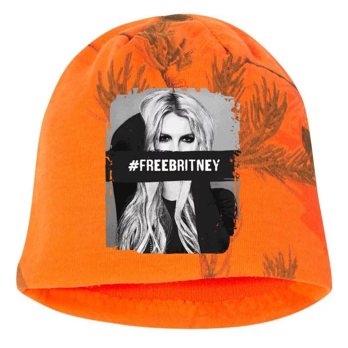 Free Britney Grey Style Kati - Camo Knit Beanie