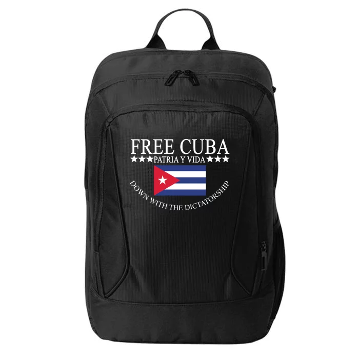 Free Cuba Down With The Dictatorship City Backpack