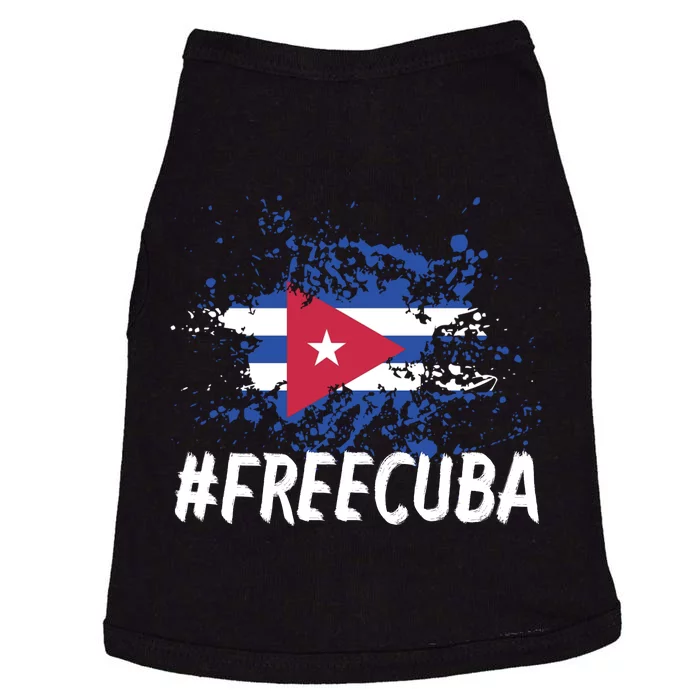 Free Cuba Flag Doggie Tank