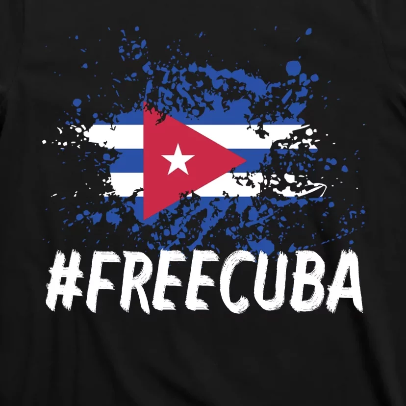 Free Cuba Flag T-Shirt
