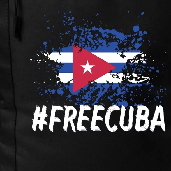 Free Cuba Flag Daily Commute Backpack