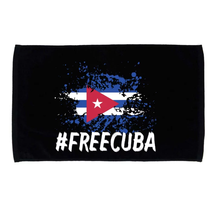 Free Cuba Flag Microfiber Hand Towel